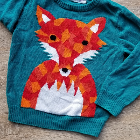 H&M euc/vguc fox sweater 2-4 years - Picture 11 of 14